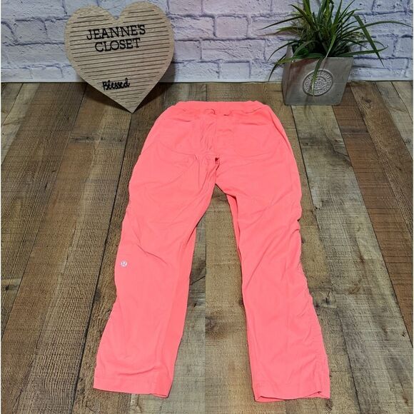 Lululemon Street to Studio Cropped Pants coral size 4 - Picture 3 of 10